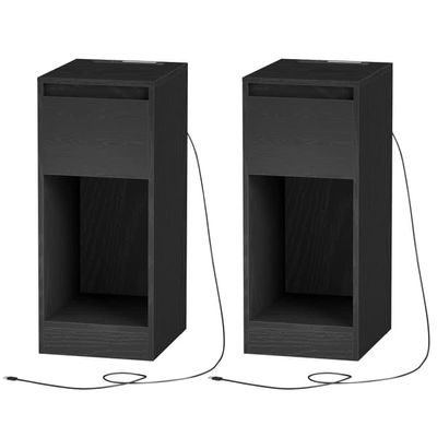 Smal nattduksbord, 2-pack, nattduksbord