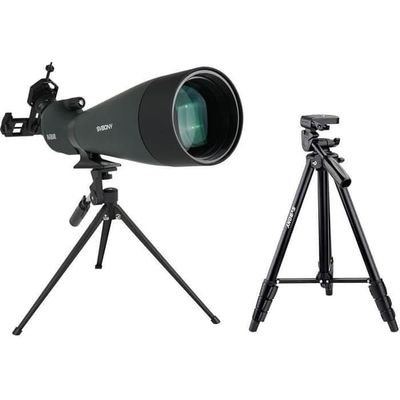 Svbony SV28 25-75x100mm Kikkert med Stativ SV101, Smartphone-adapter, HD Bak4, för Målskjutning och Fågelobservation