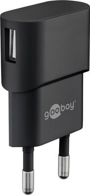 USB-A-laddare (5 W) svart