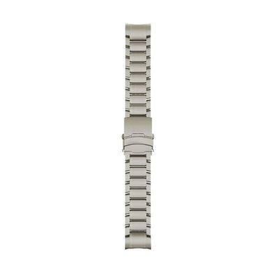 22mm Snabbfäste Böjd Ände Titanarmband Kompatibelt med Garmin Quatix 8 & Fenix 7 Marq 2 Steel