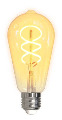 SMART H Spiral LED filament lamp E27 WiFI 2.4GHz 470lm Dim