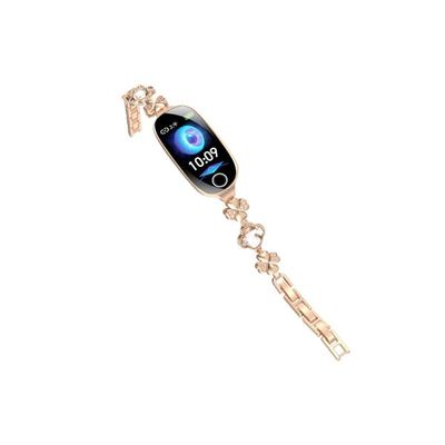 Smartwatch med pulsmåling, SpO2 og blodtryksreference (ikke-medicinsk) — IP67, Bluetooth 5.3, 50+ sportsgrene, kompatibelt med Joeme Fit PinkGold