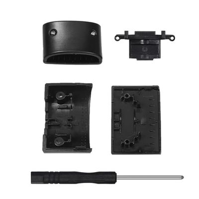 Erstatningshodestropplås kompatibel med Logitech G PRO X — reparer gaming-headset raskt for trygg passform, svart ABS og enkel installasjon
