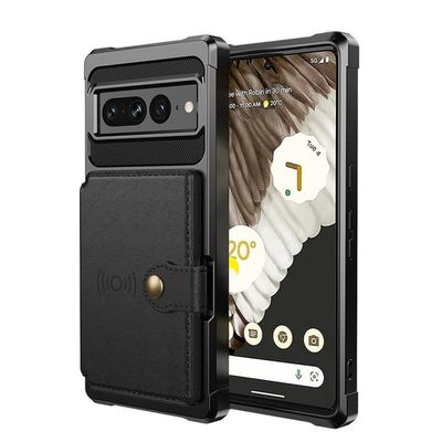 Google Pixel 8 Pro deksel, lommebokdeksel med kortholder og støttefunksjon