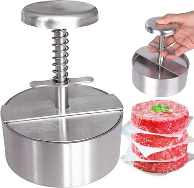 Hamburgerpresse i 304 rustfritt stål 11 cm