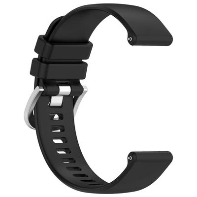 18 mm silikonarmband, Huawei Watch GT 4 41 mm, Garmin Venu 3S, LG Watch Svart