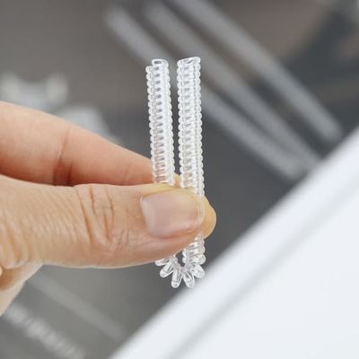 Usynlig gjennomsiktig ringjusteringssett 13-delt TPU+PC - spiralringjusterere og puter for løse ringer, avtagbar DIY ringstrammer