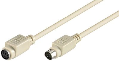 PS/2 forlengelseskabel for tastatur og mus