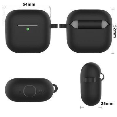 AirPods-etui med nøglering og tilbehør Black AirPods 4