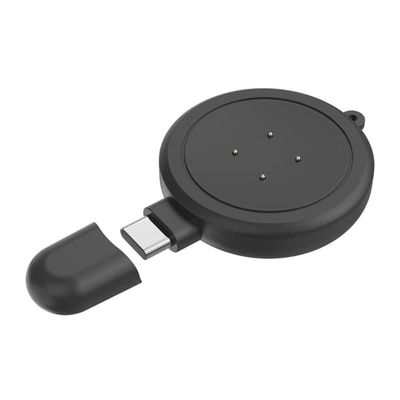 Oplader Kompatibel med Google Fitbit Versa 3/4/Sense 1/2/Ace LTE Smartwatch - Hurtig & Pålidelig Opladning Black
