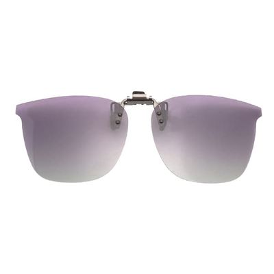 Polariserte Clip-on Solbriller - for Kjøring & Utendørs Pink+grey