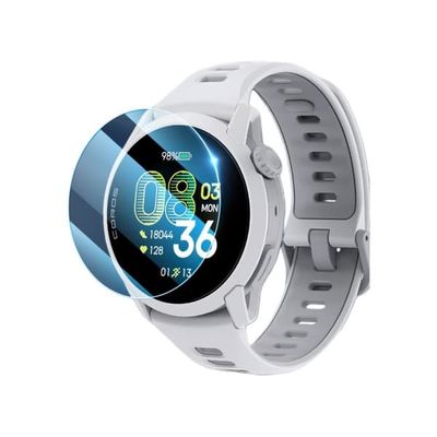 Hærdet glas skærmbeskytter kompatibel med COROS APEX 4 (46mm) - 2 pak, krystalklar, eksplosionssikker og berøringsfølsom