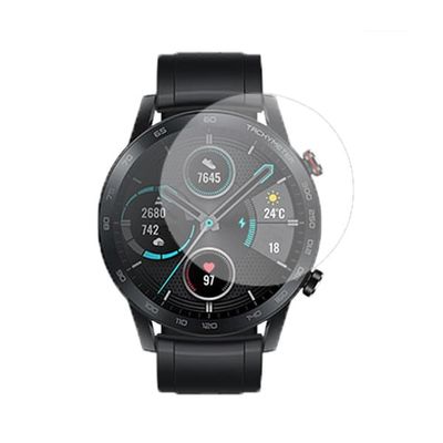 35 mm rundt højalumina hærdet glas skærmbeskytter til smartwatches (2-pak), kompatibel med forskellige smartwatch-modeller