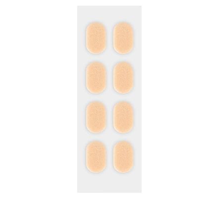 Skum Neseputer, Hudtone (Oblong) 10-Pakning - Komfortabel Brille Støtte