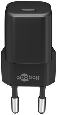 USB-C™ PD GaN hurtiglader Nano (30W) svart