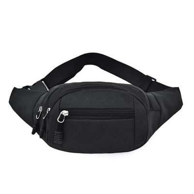 Taljetaske med flere rum Sort Black 1-pack