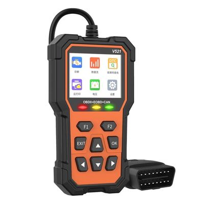 OBD2 Bluetooth motorfeilkodeleser med full motor-diagnose for verksted, mobile teknikere og bilentusiaster – 2.8 inch fargeskjerm, sanntidsdata, fryseramme og O2/EVAP-tester