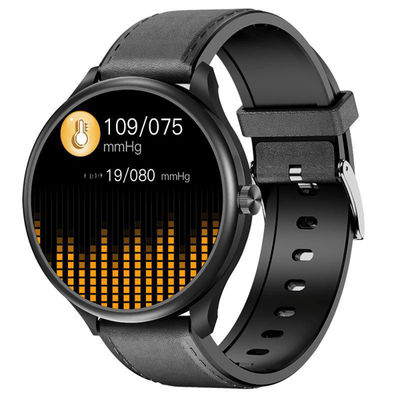 Smartwatch med Bluetooth-opkald, pulsmåling og blodtryksmåling, IP68 vandtæt, kompatibel med Huawei, Samsung og APPLE Black