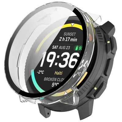 Beskyttende etui kompatibelt med Suunto Vertical 2, PC hærdet glas integreret skal Transparent