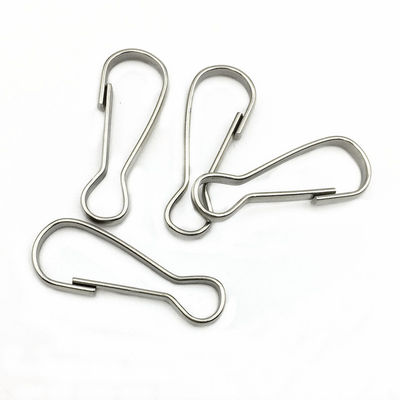 lanyard kroker lanyard clips karabinkroker 100-pak Silver 5.5 cm