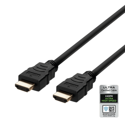 ULTRA High Speed HDMI-cable, 48Gbps, 3m, black