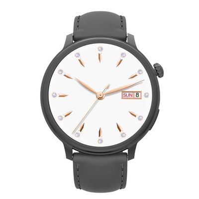 Smartwatch med Puls-, Blodtrycks- och Blodsyreövervakning Black