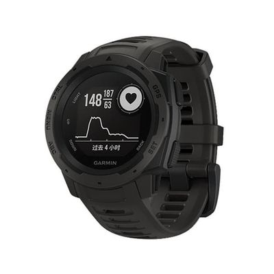 Silikonearmbånd til Garmin Instinct/Esports/Tide/Solar Black