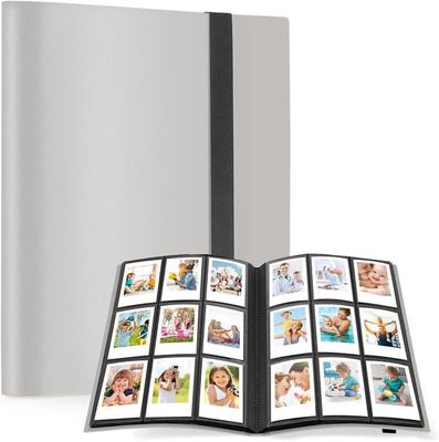 Polaroid-fotoalbum med plass til 432 bilder i 7,5 cm-str. Grey