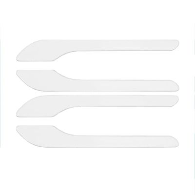 4-delers anti-ripe beskyttelsesklistremerker for dørhåndtak for Tesla Model 3/Y Transparent