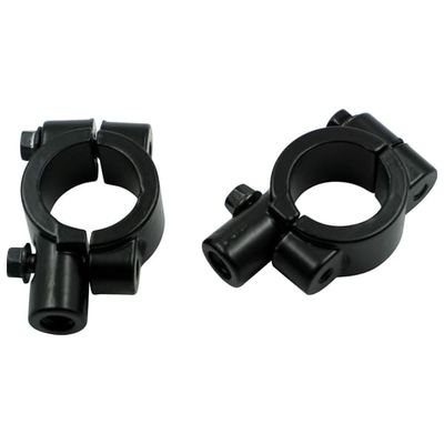 25 mm feste for bakspeil Motorsykkelstyre, 2-pakning Black M8 0.8 cm