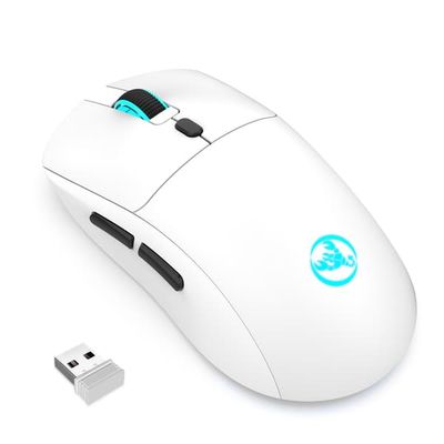 Trådløs mus - Genopladelig 2.4G White