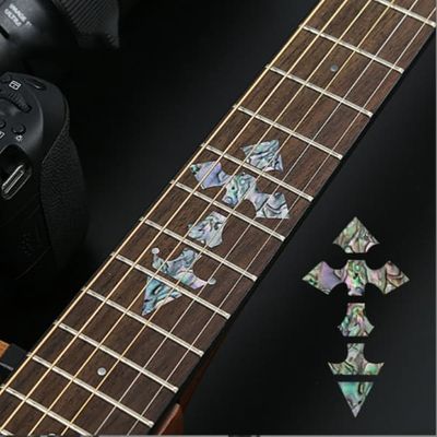 Gitar Innlegg Klistremerker - Gitarhals Markører for Akustiske og Elektriske Gitarer Model 9