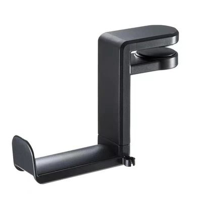 Skrivebordsklemme Hovedtelefonholder 360° Roterende Headsetholder Black