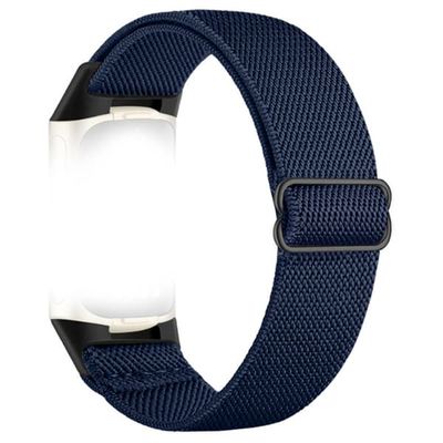 Nylon klokkerem til Fitbit Charge 5/6 NavyBlue