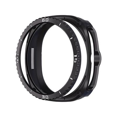 TPU Beskyttelsesetui Kompatibelt med Samsung Watch8 Classic 46mm - Anti-Rids Beskyttelsesskal Black