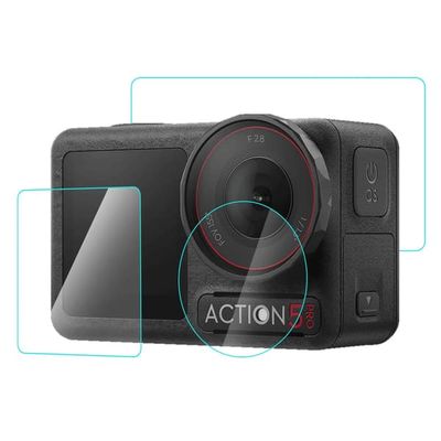 Skjermbeskytter i herdet glass til DJI Osmo Action 5 Pro