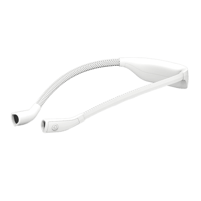 Halslys/lampe 360 graders justerbar med øjenbeskyttelse White
