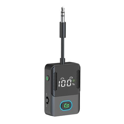 Bluetooth 5.3 Sender Mottaker, 2-i-1 Bil Bluetooth Adapter med Lang Batterilevetid og Dobbel Enhetstilkobling