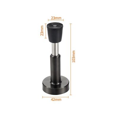Hydraulisk dørstopp Borefrie/borealternativer Black 10 cm