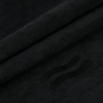 Selvklebende semsket stofflapp Black XL