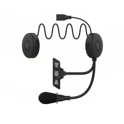 Motorcykelhjälm Headset Bluetooth 5.2 Black