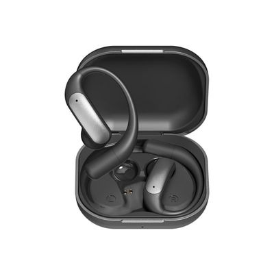 AI Smart Translation OWS Bluetooth Øretelefoner - Støjreducerende Trådløse Øre-Hook Hovedtelefoner Kompatibel med APPLE, Samsung, Huawei og Garmin Black