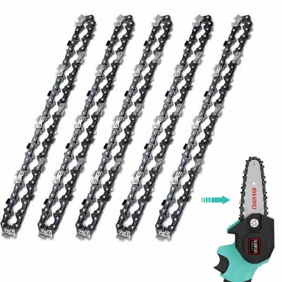 4-Tums Motorsågskedja (28 drivlänkar, 14 tänder), 5-pack