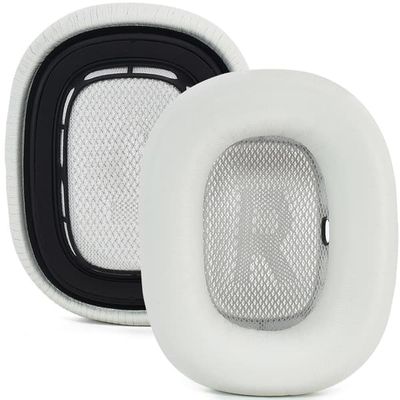 2 kpl lampaannahkaiset korvatyynyt yhteensopivat Apple AirPods Max - Kuulokkeiden Premium-vaahtomuovipehmusteet Gray