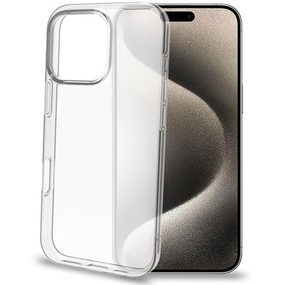 Gelskin TPU-deksel iPhone 16 Pro Gjennomsiktig