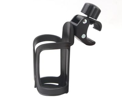 Roterbar flaskeholder for sykkel, svart