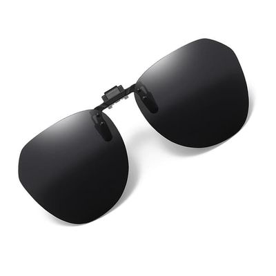 Polariserte Clip-on Solbriller med Etui Black