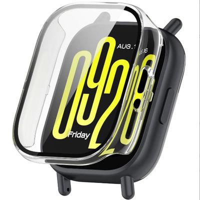 Redmi Watch 5 Active Case med skærmbeskytter i hærdet glas Transparent