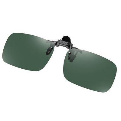 Polariserte Clip-on Solbriller: Ultimativ UV400 Beskyttelse DarkGreen