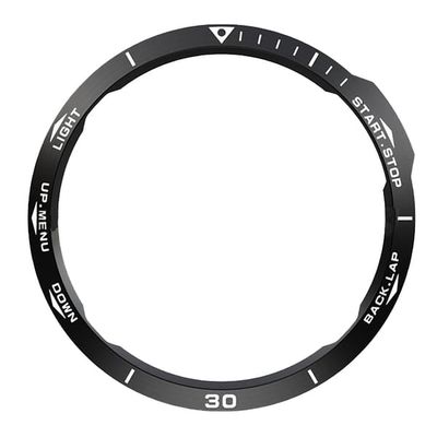 Snygg Svart & Vit Ram för Garmin Fenix 6X-serien